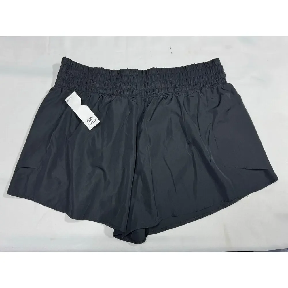 Legend Women's Black Athletic Shorts Size 3X New with Tags